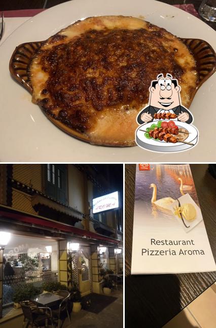 Questa è la foto che raffigura la cibo e interni di Pizzeria Aroma