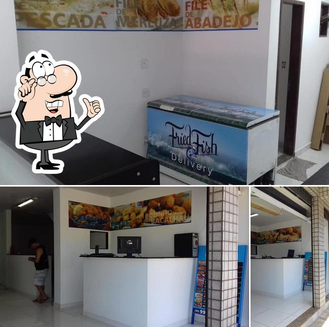 O interior do Fried Fish Delivery Macaé RJ