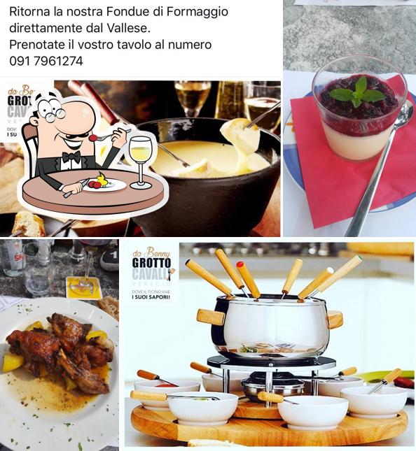 Cibo al Grotto Cavalli