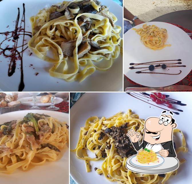 Spaghetti alla carbonara al Il Nido del Corvo