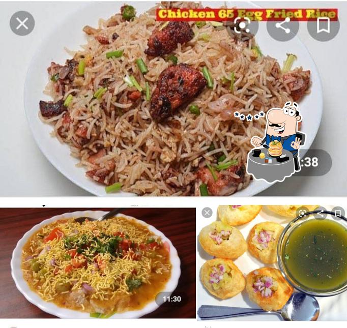 The image of K.R Chat House’s food and interior