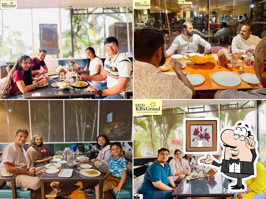 Take a seat at one of the tables at KB's Zaika Resturant BEST RESTAURANTS IN SHIRDI