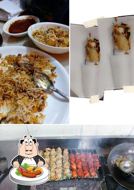 Meals at Kolkata Kathi Kabab Roll