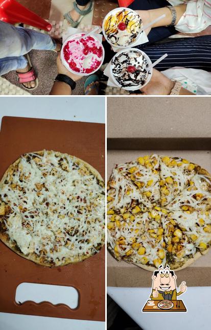 Order pizza at Lassi Day Cafe