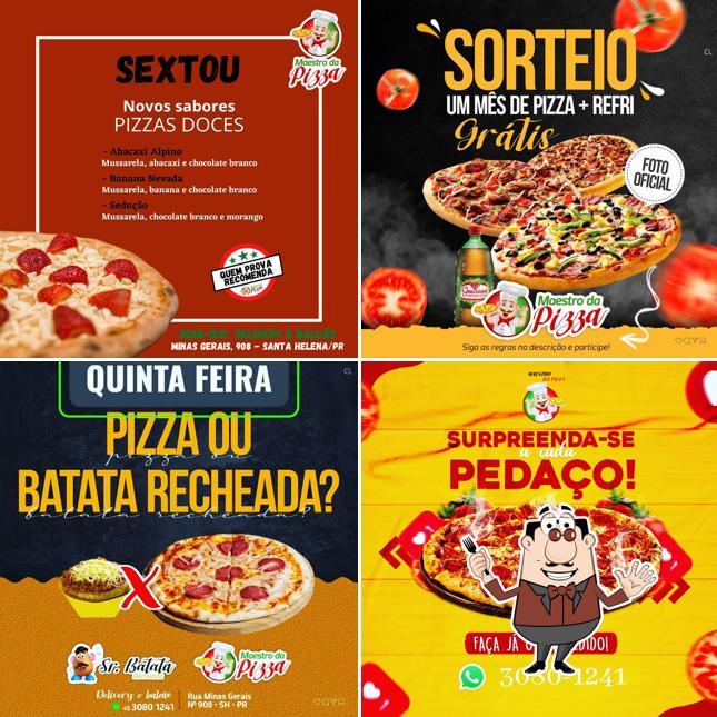 Maestro da pizza .