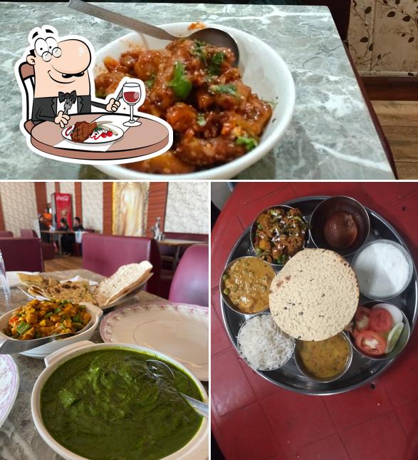 Order meat dishes at The Urban Food Court