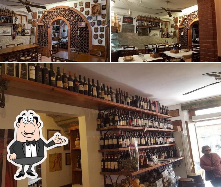 Gli interni di Cantina Senese