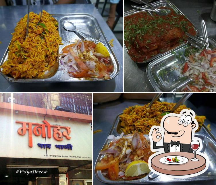 Meals at Manohar Pav Bhaji