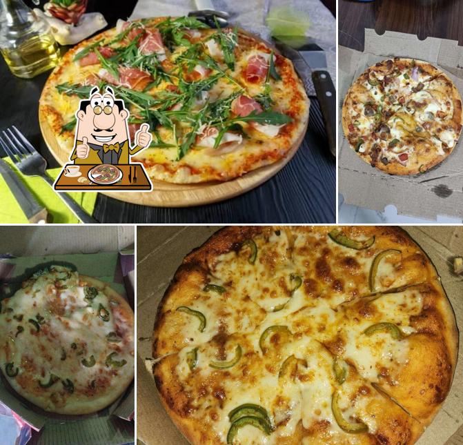 Get pizza at Dimand Pizza