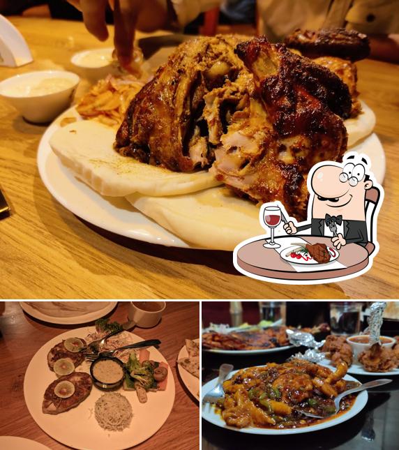 There’s a range of dishes for meat lovers