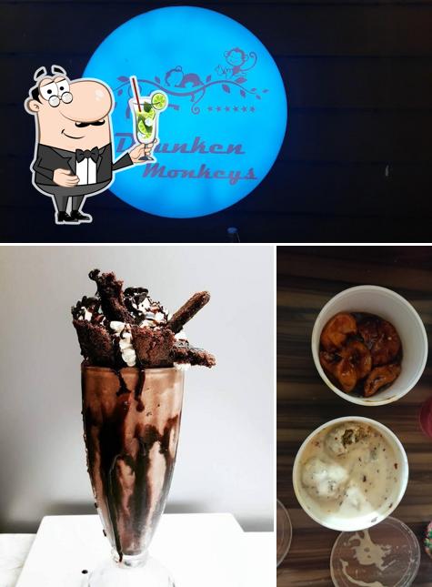 Enjoy a drink at Drunken monkeys