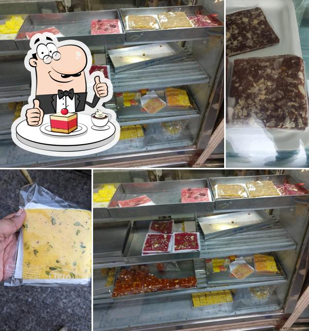 Joshi Budhakaka Mahim Halwawala serves a range of desserts