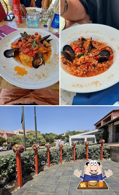 La immagine di cibo e esterno da Ristorante Anfiteatro