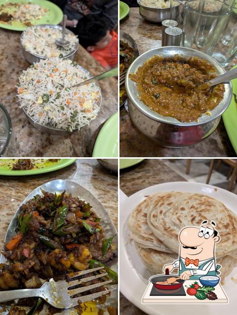 Chicken curry at Sathars Restaurant