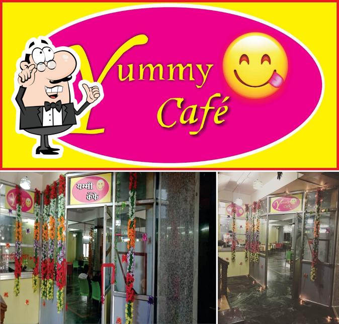 The interior of Yummy Cafe
