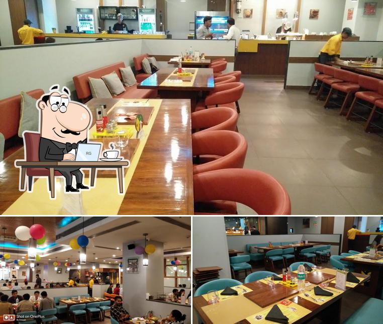 The interior of AB's - Absolute Barbecues Seasons Mall, Pune