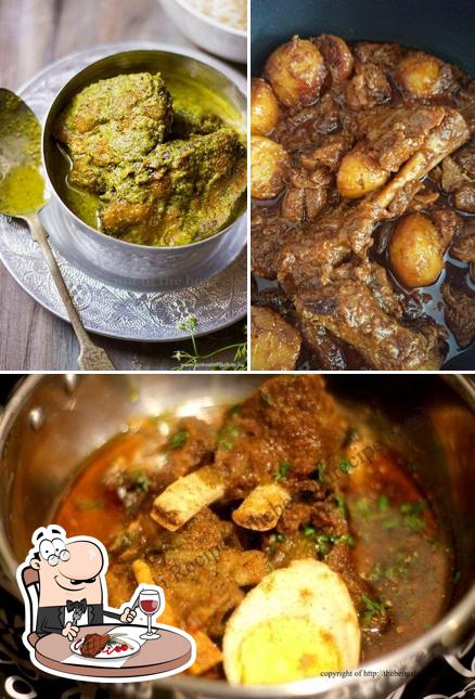 Order meat dishes at Bijoli Grill PURI