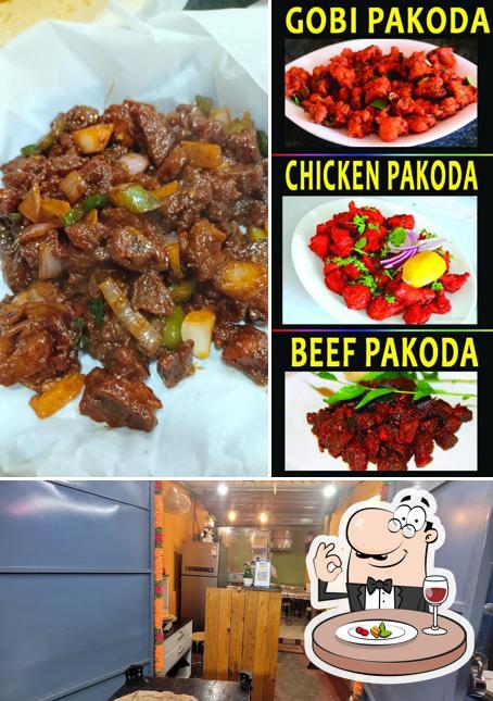 The restaurant's food and interior