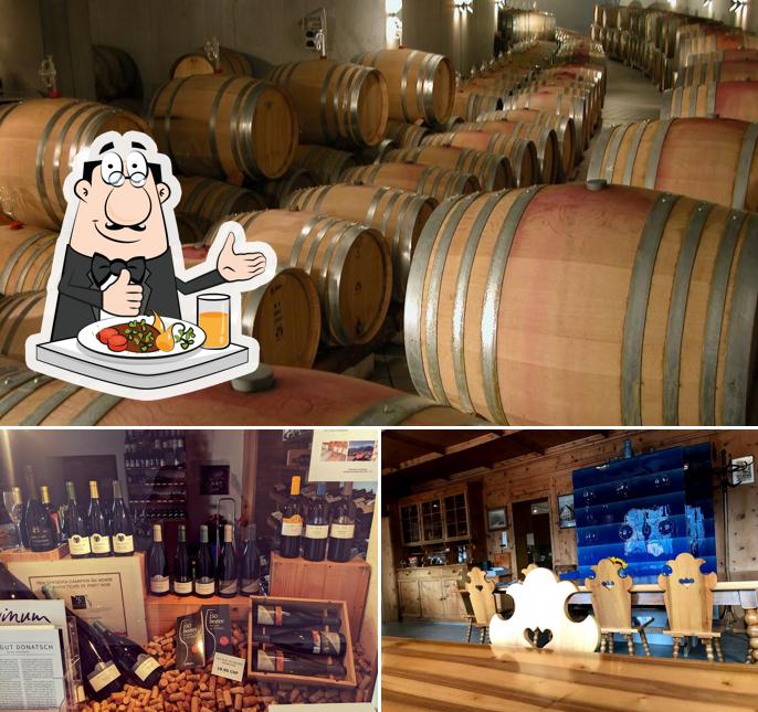 Tra le varie cose da DOMAINE DONATSCH - Winzerstube "zum Ochsen" si possono trovare la cibo e interni