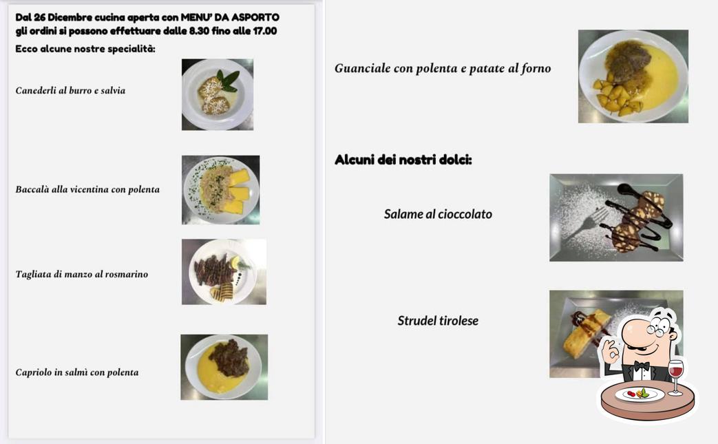 Cibo al Hotel Ristorante Chiosco Alpino