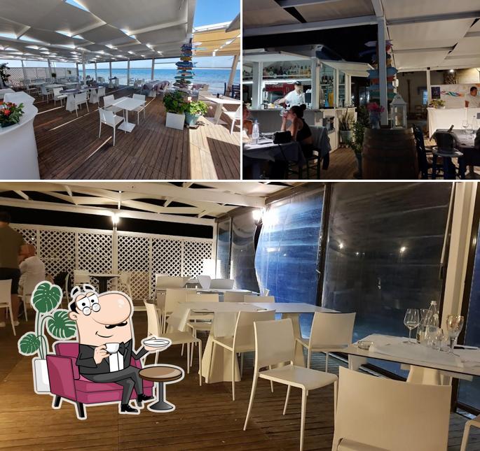 Dai un'occhiata agli interni di La Locanda Sul Mare by Beach Bar