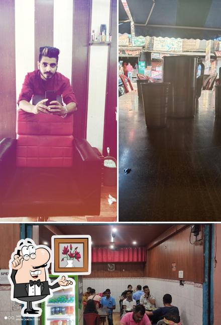 The interior of Saini Veshno Dhaba