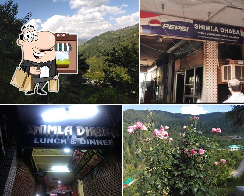 The exterior of Shimla Dhaba