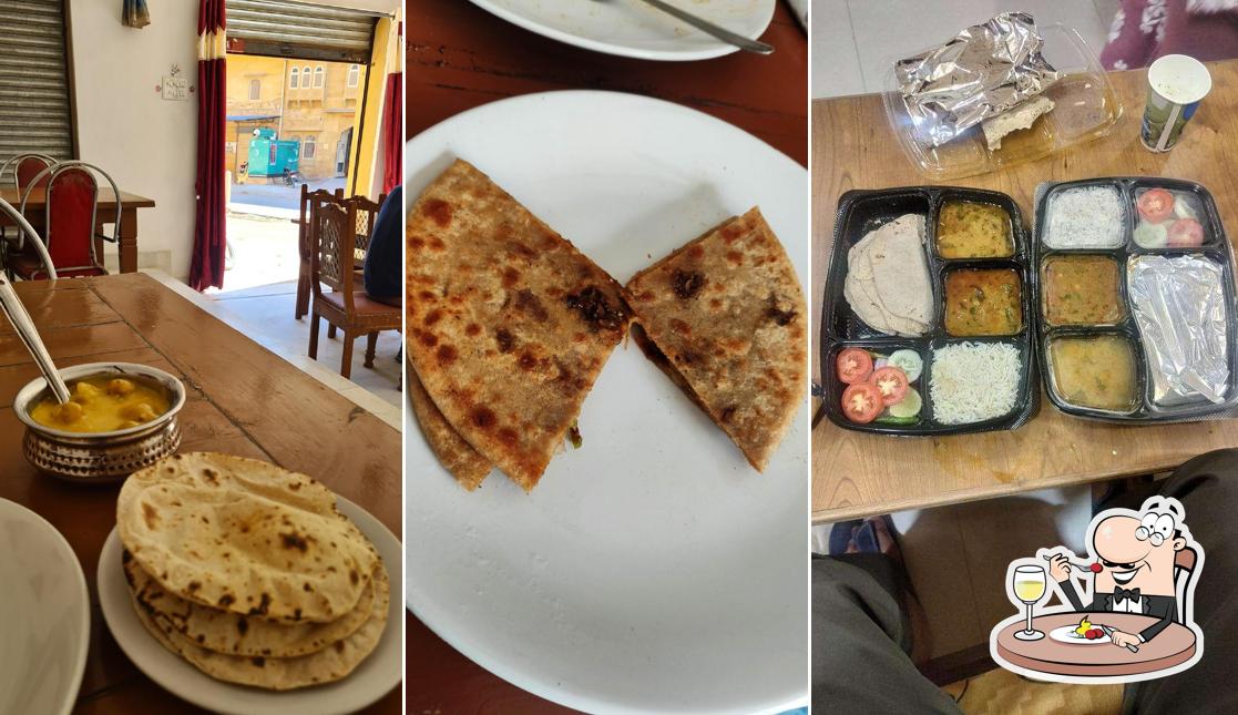 Food at Thali house restaurant