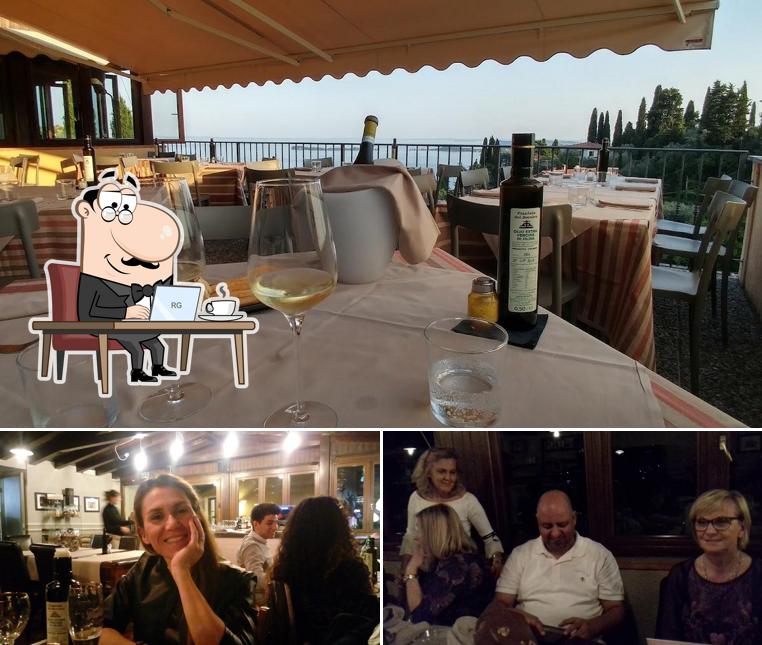 Gli interni di Trattoria Marietta