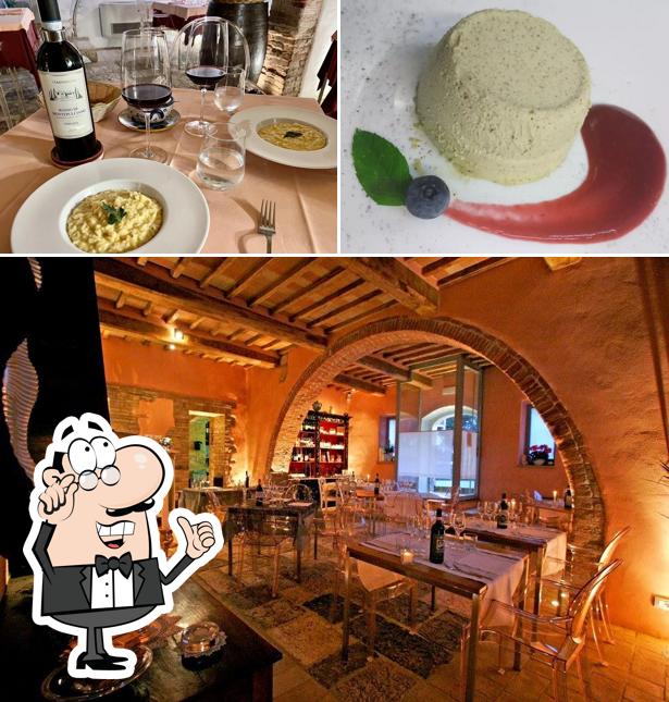 Gli interni di Locanda del vino nobile
