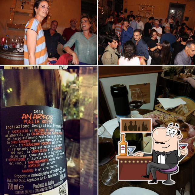 Vineria Frittole si caratterizza per la bancone da bar e cibo