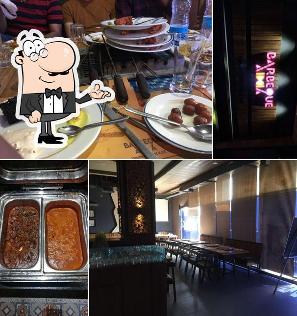 The interior of Barbeque Adda