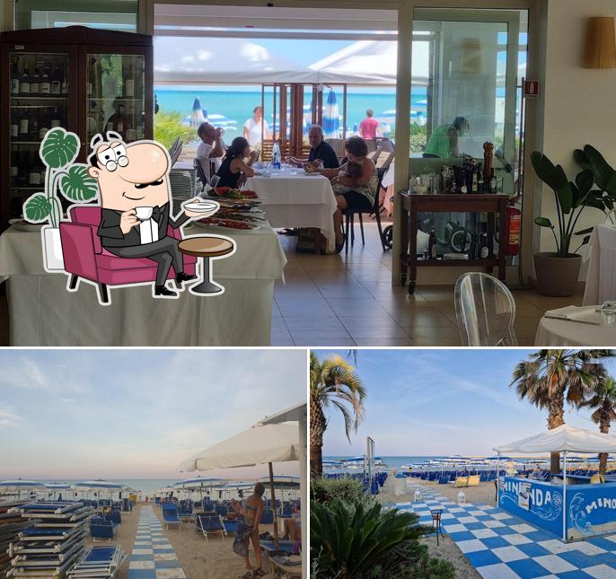 Gli interni di Chalet Ristorante Minonda