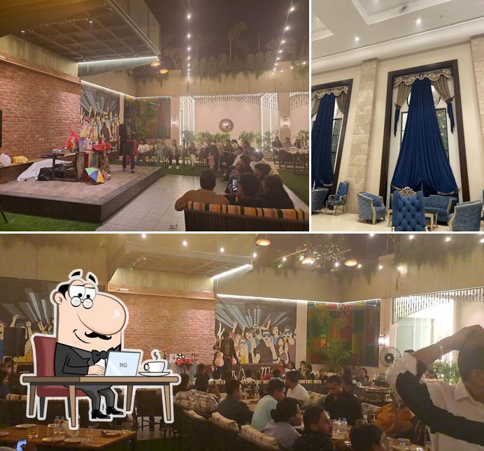 Check out how Maharaja Palassio (Sky garden Restro and Terrace) Banquet Hall/Family Party Restaurents/Best Restaurants in Batala looks inside