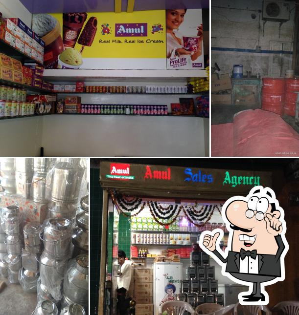 The interior of Amul Parlour