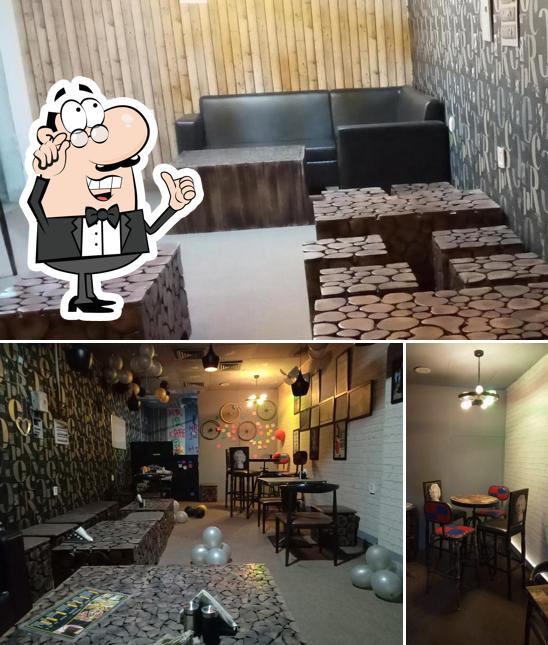 The interior of HR 12 Coffee House