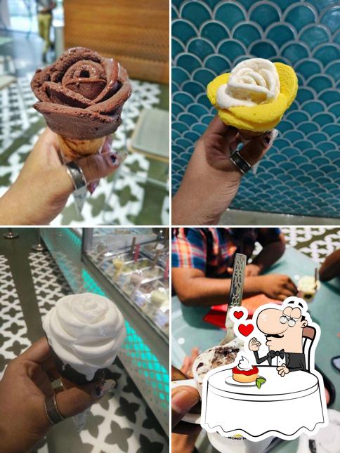 Order the sweet dishes