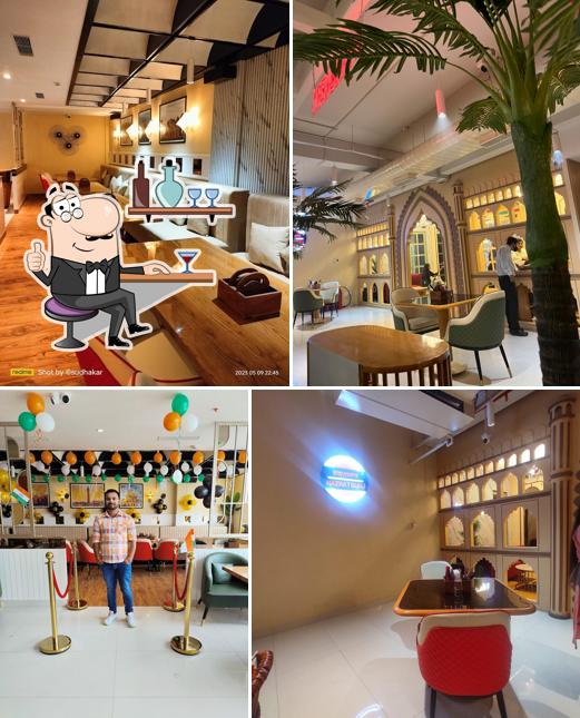 The interior of Hazratgunj Restaurant & Banquet Hall