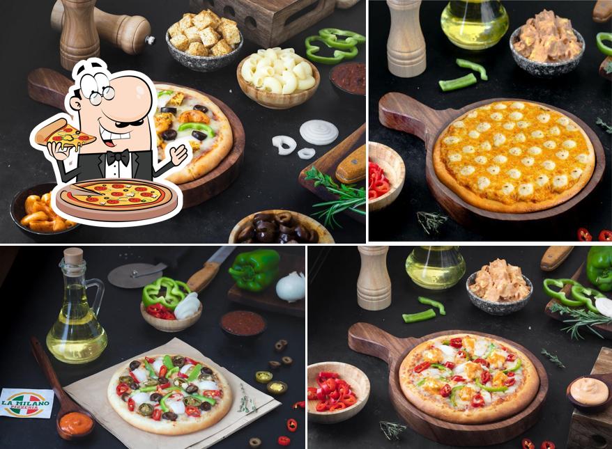 At La Milano Pizzeria, you can order pizza