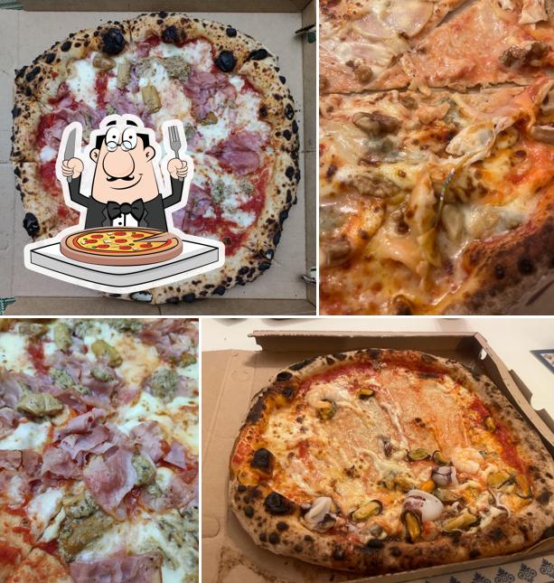 A Pizzeria Il Bianco e il Nero, puoi prenderti una bella pizza