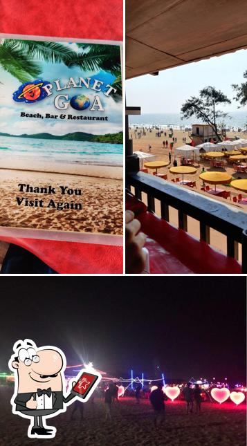 The exterior of Planet Goa Beach Bar and Restaurant