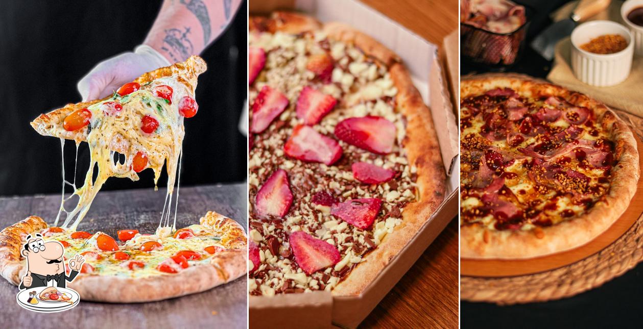 Escolha diferentes estilos de pizza