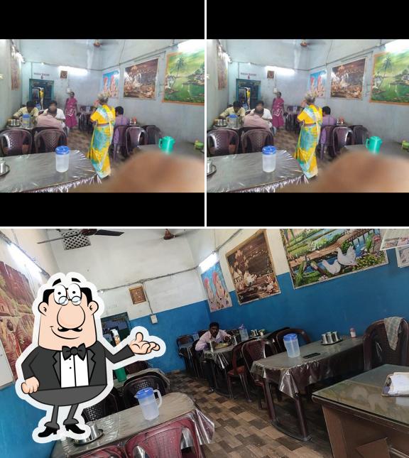 The interior of Laxminarasimha hotel meals and biryani & Currys point