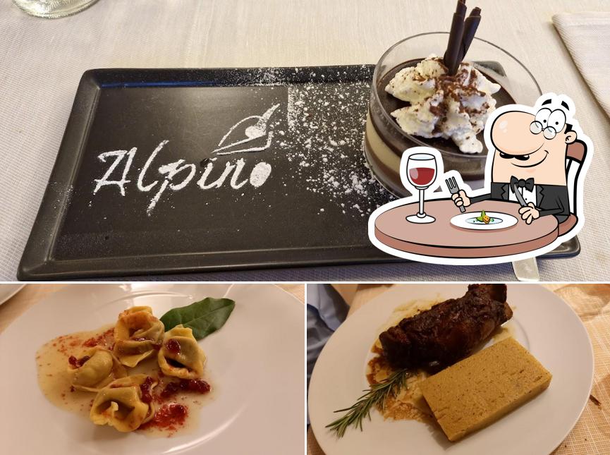 Cibo al Ristorante Pizzeria Alpino