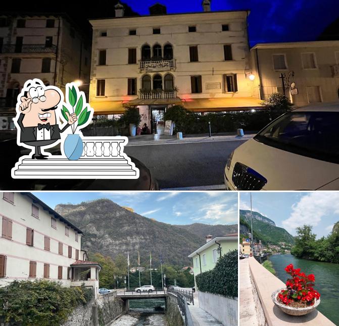 Curiosa tra l'area esterna di Ristorante Pizzeria al Mondo