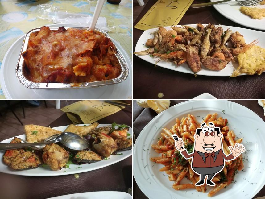 Platti al Ristorante Mare dell'Etna