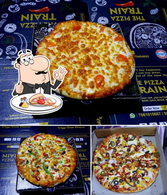 Pick various kinds of pizza