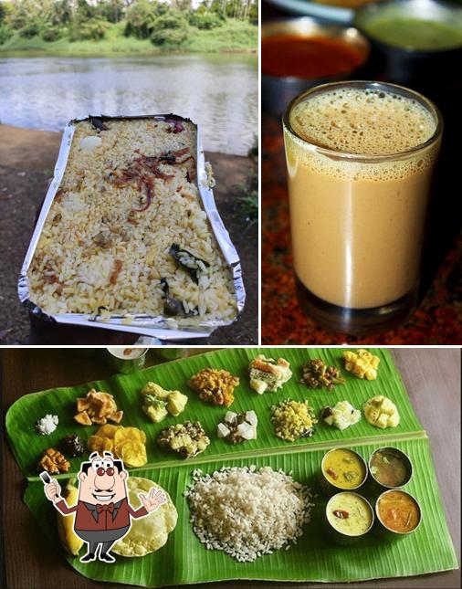 The restaurant's food and beverage