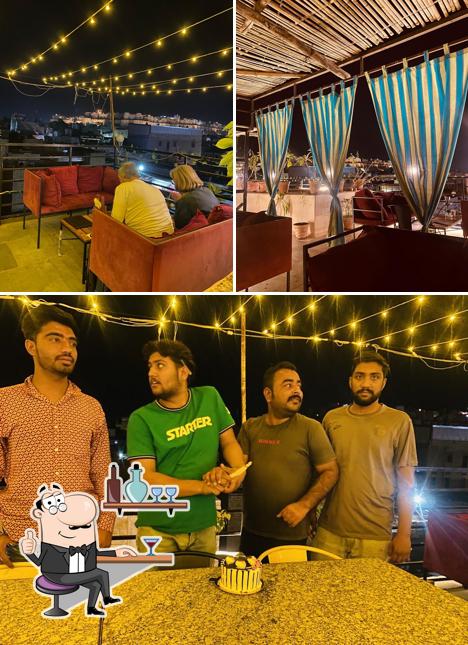 The interior of 3D CAFE LOUNGE Restaurant