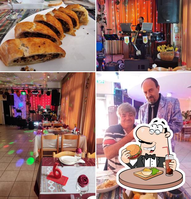 Commandez un hamburger à Basarabiya Restaurant